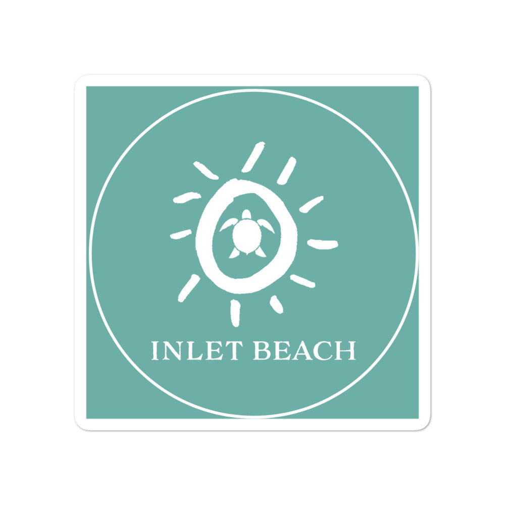 Inlet Beach Bubble-free stickers
