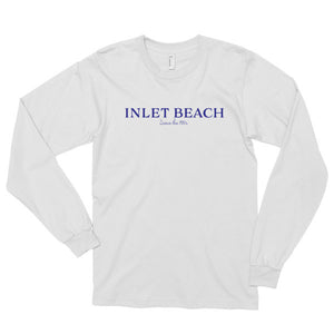 Inlet beach long sleeve white shirt